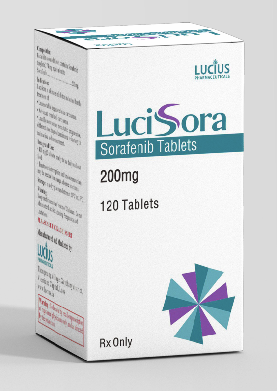 卢修斯lucius索拉非尼（lucisora)sorafenib适应症和用法用量