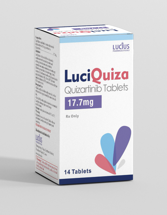 卢修斯Lucius奎扎替尼17.7mg(luciquiza)Quizartinib适应症和用法用量