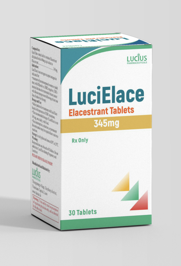 卢修斯lucius艾拉司群345mg(lucielace)Elacestrant适应症和用法用量