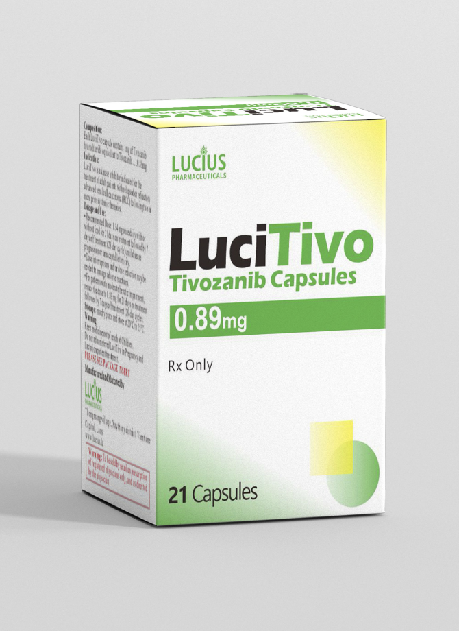 卢修斯lucius替沃扎尼0.89mg(lucitivo)Tivozanib适应症和用法用量
