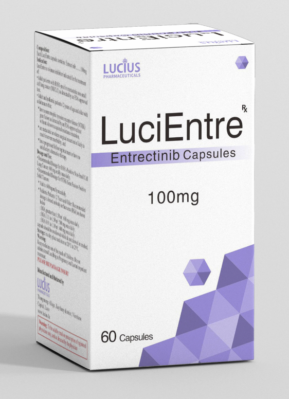 卢修斯lucius恩曲替尼100mg(lucientre)Entrectinib适应症和用法用量