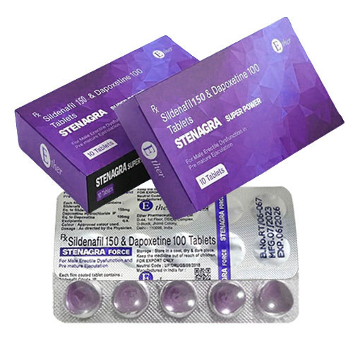 <b>印度Ether紫钻STENAGRA FORCE双效片,西地那非顶级双效片</b>